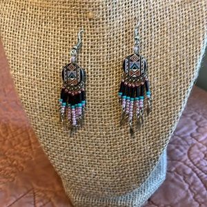 3/$15 Aztec earrings